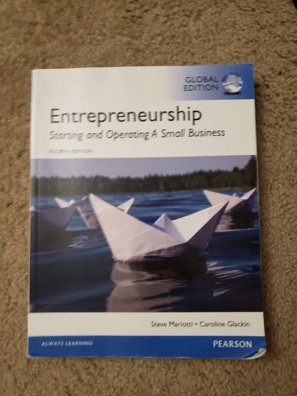 Entrepreneurship: Starting and Operating a Small Business – Steve Mariotti