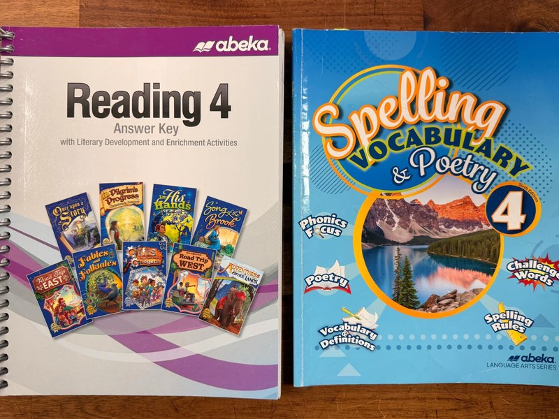 Abeka Language Arts 4 Homeschool BUNDLE gallery