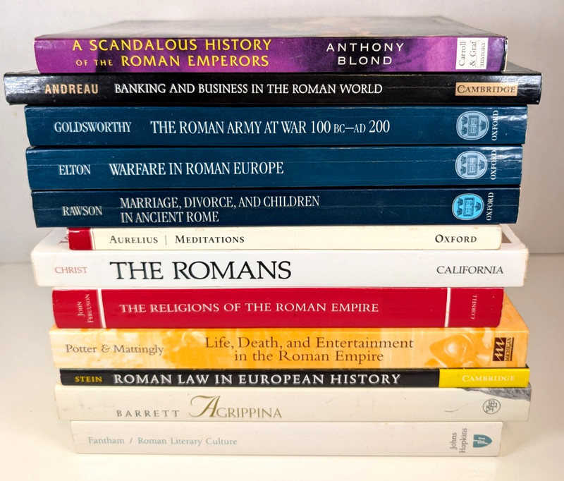 Roman Empire History Books Lot of 12 Cambridge/Oxford/John Hopkins Univer. Press gallery