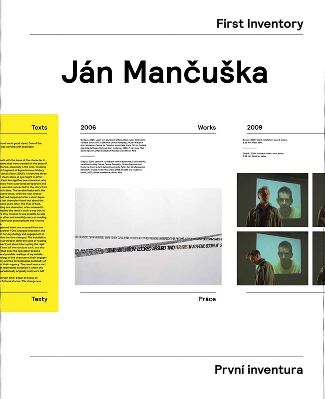 Ján Mancuka: First Inventory (Tranzit)