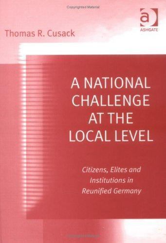 A National Challenge at the Local Level: Citizens, Elites and Institutions in Re