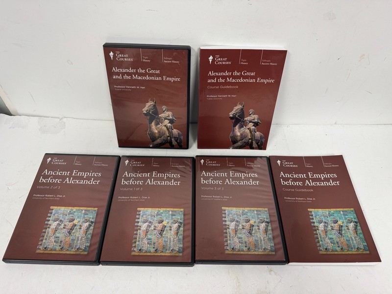Great Courses Alexander Great & Macedonian Empire + Ancient Before Completes SET