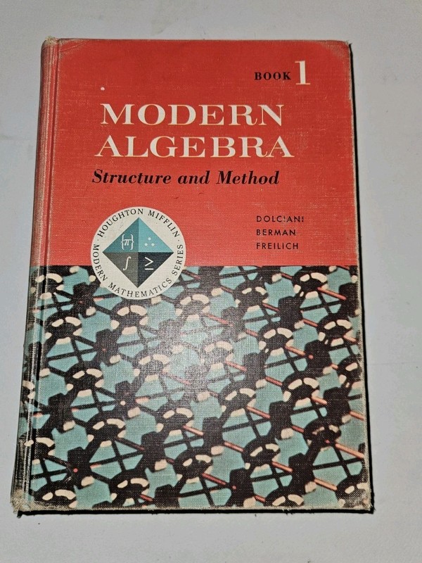 1965 Modern Algebra Structure And Method Book 1 Student Edition Dolciani *READ*