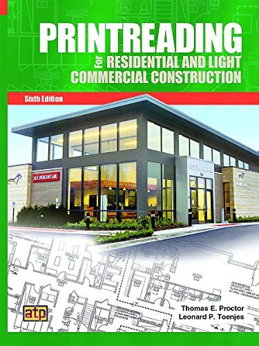 PRINTREADING FOR RESIDENTIAL AND LIGHT COMMERCIAL By Leonard P. Toenjes **NEW**