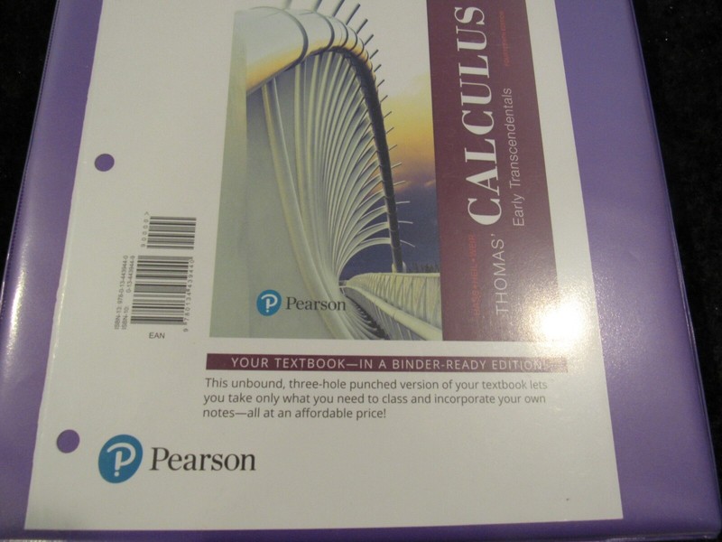Thomas' Calculus : Early Transcendentals, Books a la Carte Edition by Joel Hass, gallery