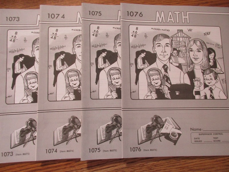 PACES Math 1073-1084 plus Score Keys 1073-1084 (missing one)