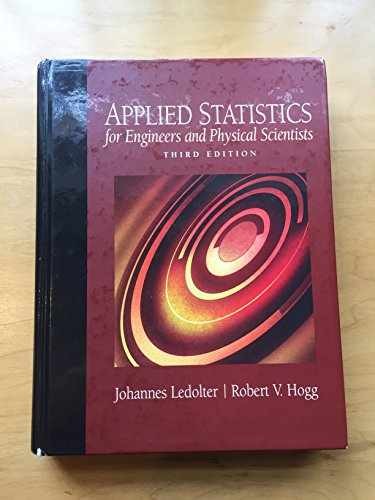 Applied Statistics for – Paperback, by Ledolter Johannes; Hogg – Acceptable n