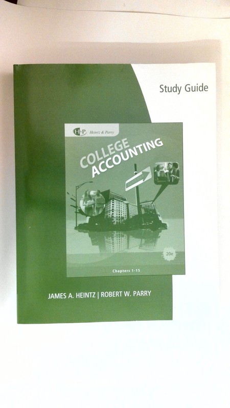 STUDY GUIDE: College Accounting: Chapters 1-15: with Working Papers by James ..