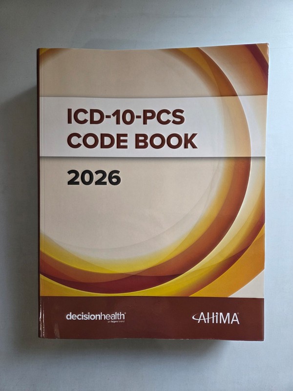 ICD-10-PCS Code Book 2026 Paperback by AHiMA Decision Health
