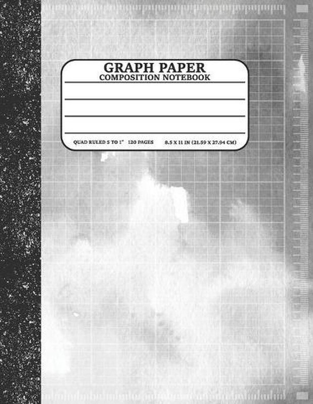 Graph Paper Composition Notebook: Math and Science Lover Graph Paper Cover Water
