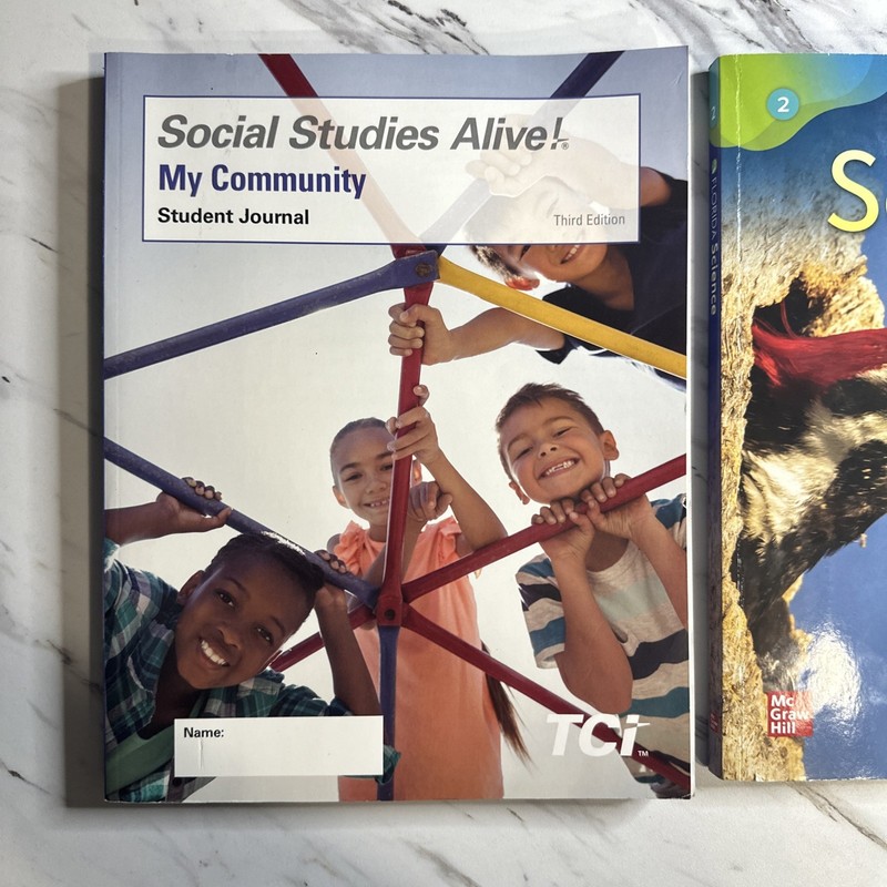 Grade 2 Florida Science & Social Studies Books Bundle McGraw Hill TCI gallery