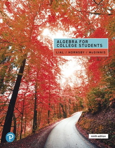 Algebra for College Students by Margaret Lial: New