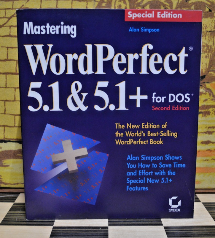 Mastering WordPerfect 5.1 5.1 Plus – DOS by Alan Simpson (1994, Trade Paperback)