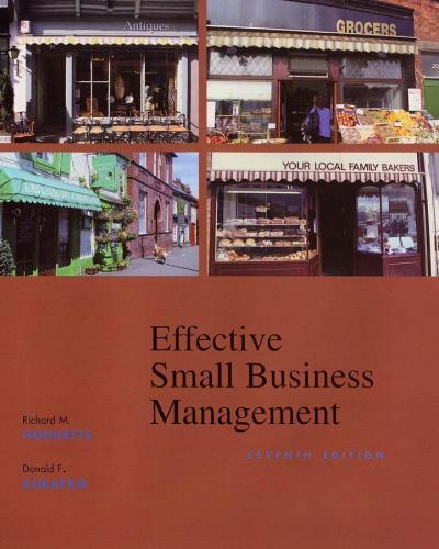 Effective Small Business Management – 047000343X, Richard M Hodgetts, paperback