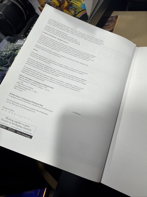 Plant Systematics 2nd Edition by Michael G. Simpson Hardcover SIGNED AUTOGRAPHED gallery