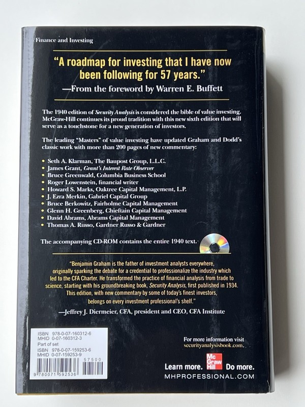 Security Analysis: Updated Sixth Edition, Foreword by Warren Buffett gallery