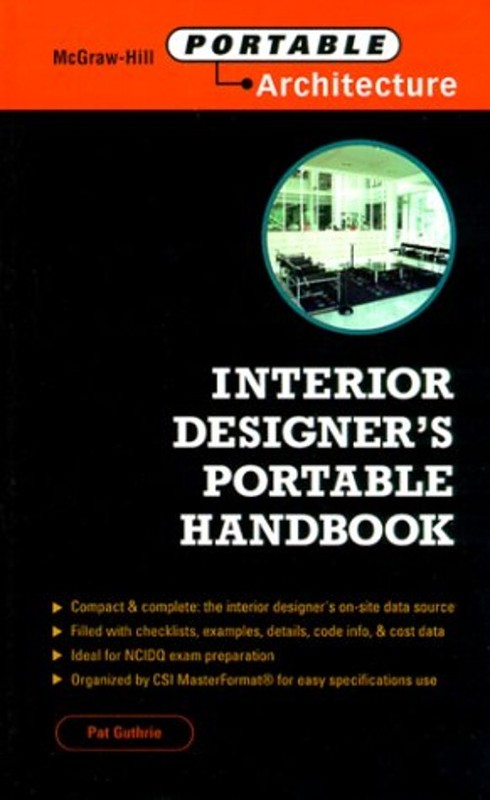 Interior Designer’s Portable Handbook Hardcover Pat Guthrie