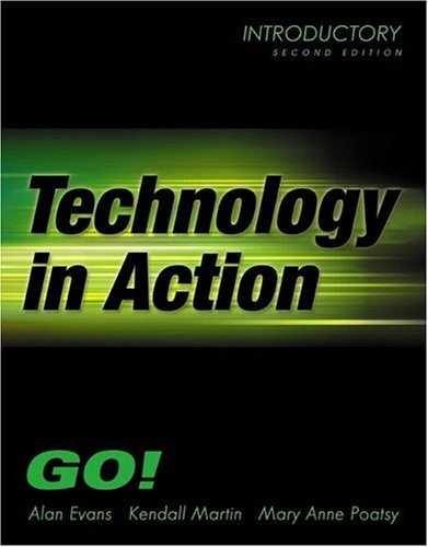 Technology in Action : – Paperback, by Evans Alan; Martin – Very Good