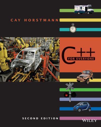 C++ for Everyone Horstmann, Cay S. ring_bound Used – Good