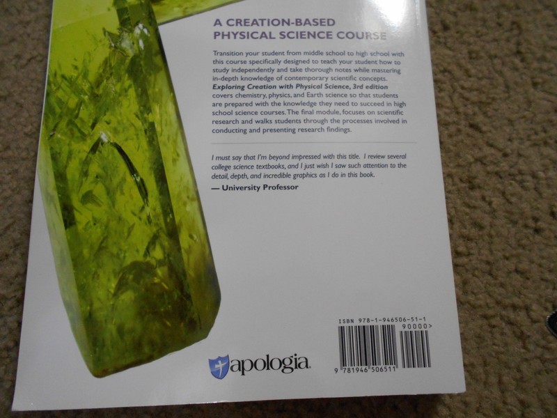 Exploring Creation Physical Science Apologia 3rd Edition Dincher gallery