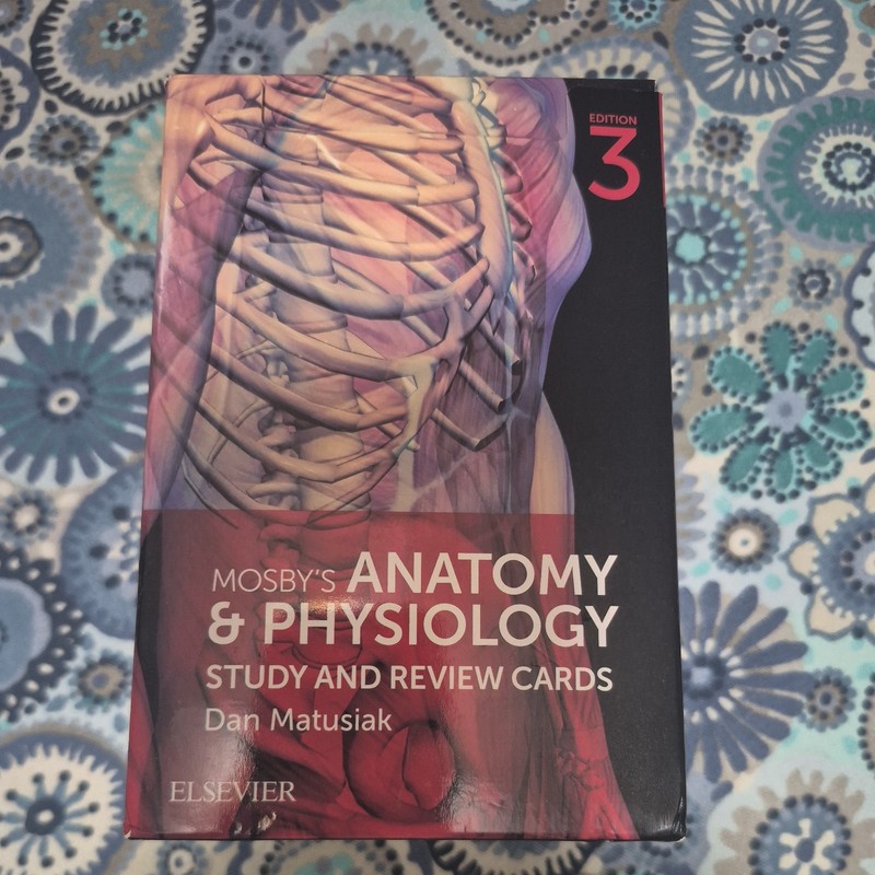 Mosby’s Anatomy & Physiology Study and Review Cards by Dan Matusiak 3rd Edition