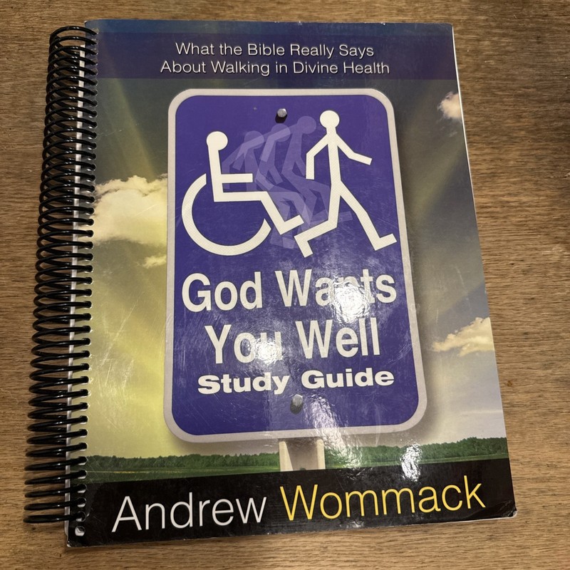 GOD WANTS YOU WELL: STUDY GUIDE By Andrew Wommack – CD SEALED – CLEAN & LIKE NEW