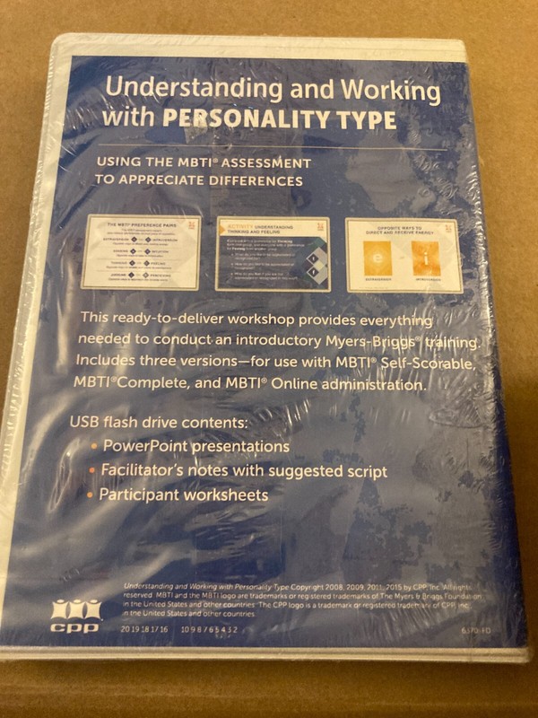 Understanding and Working with Personality Type: MBTI Assessment Facilitator Kit gallery