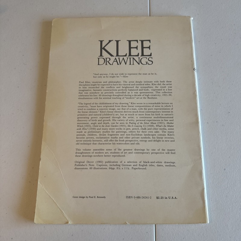 Klee Drawings: 60 Works by Paul Klee (Dover Art Library) gallery