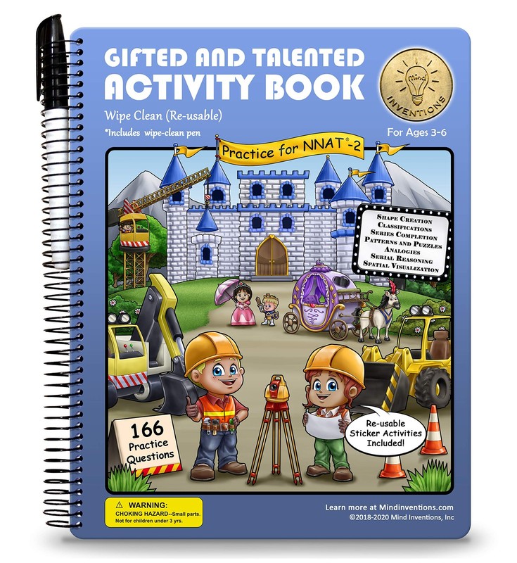 Gifted and Talented Test Prep: Activity Book for Children Ages 3-6 in prescho…