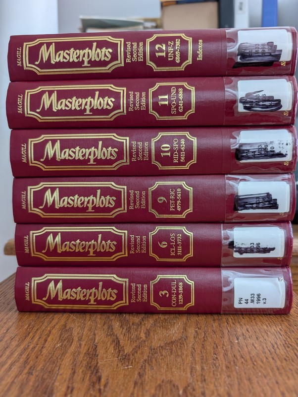 Masterplots Revised Second Edition 1996 Six Volumes 3, 6, 9-12