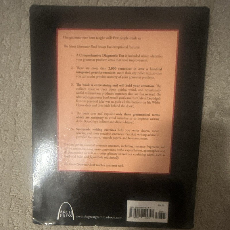 The Great Grammar Book Second Edition Hardcover Grammar Marsha Sramek gallery