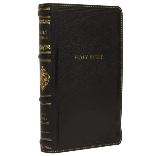 Kjv, Sovereign Collection Bible, Personal Size, Leathersoft, Black, Red Letter