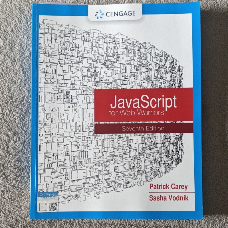 Cengage JavaScript for Web Warriors Seventh Edition Patrick Carey Paperback