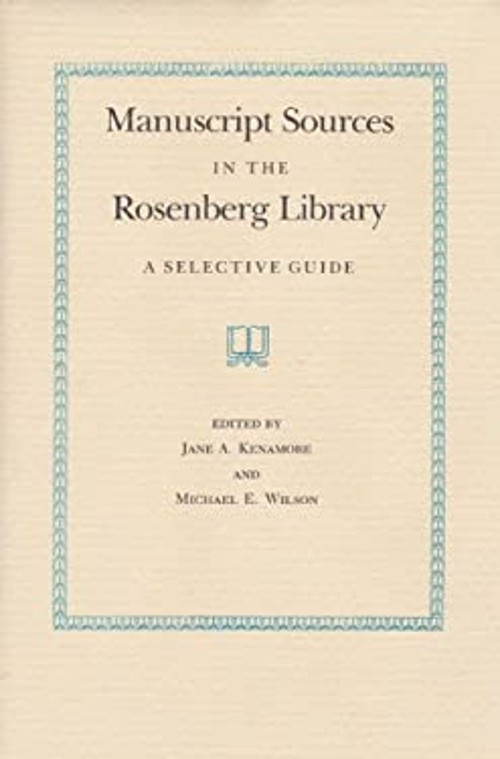 Manuscript Source Rosenberg Lib Hardcover
