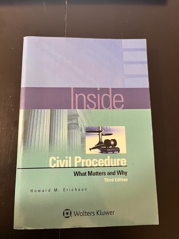 Inside Civil Procedure: What Matters and Why – 3rd Edition – NEW