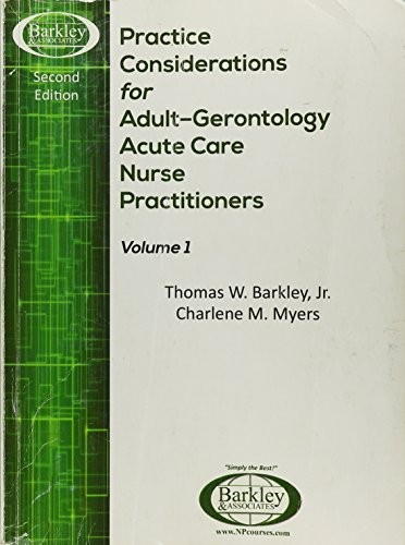 Practice Considerations for Adult -…, Charlene M. Mye