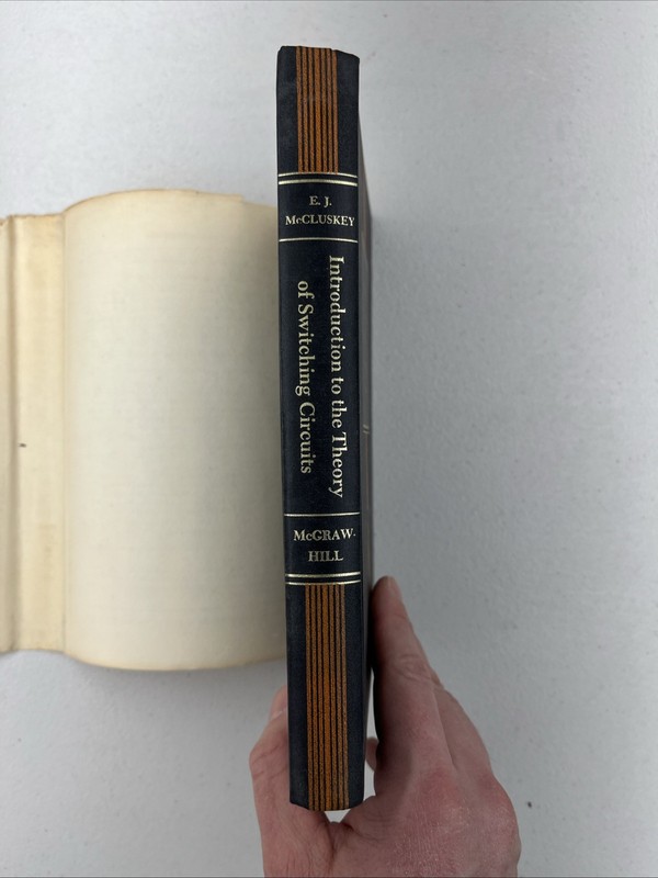 Introduction to the Theory of Switching Circuits by E.J. McCluskey, 1965 gallery