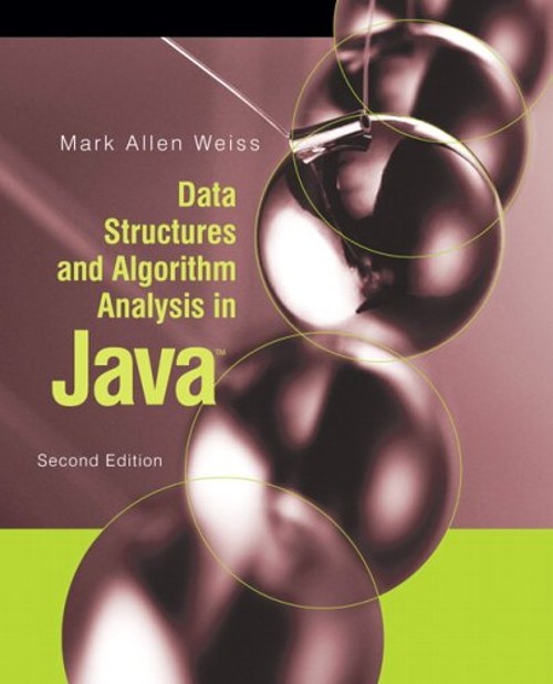 Data Structures and Algorithm Analysis in Java Hardcover Mark All