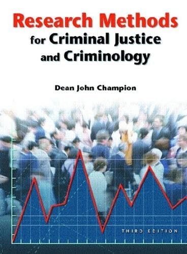 Research Methods for Criminal Justi…, Champion, Dean