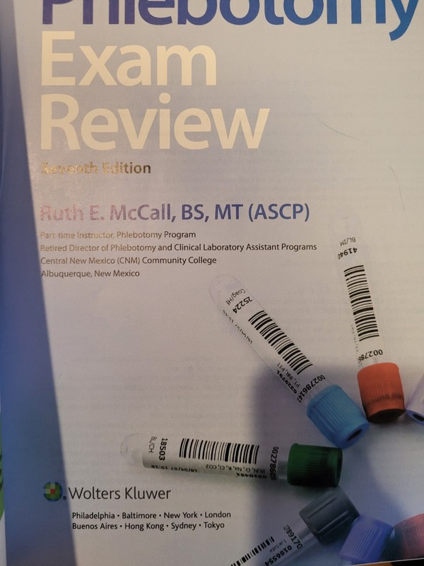 Phlebotomy Essentials Exam Review by Ruth E McCall: Very Good gallery