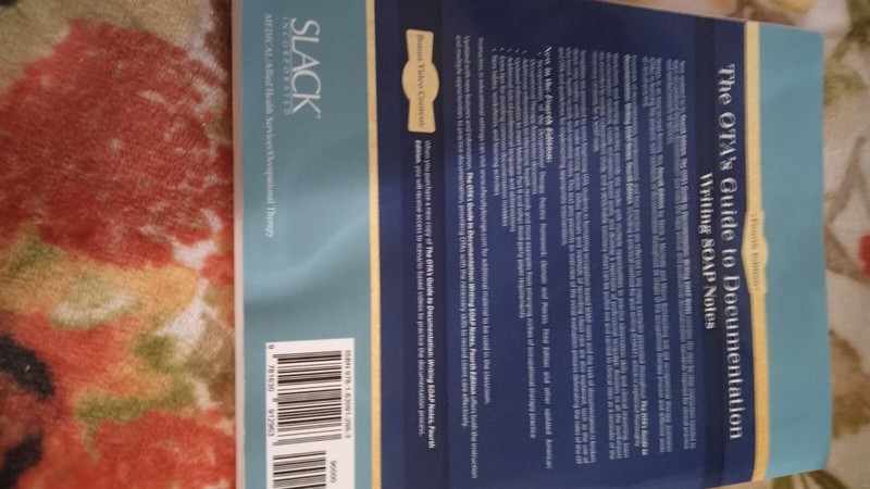 Occupational Therapy Textbook Guide to Documentation : Writing SOAP Notes gallery