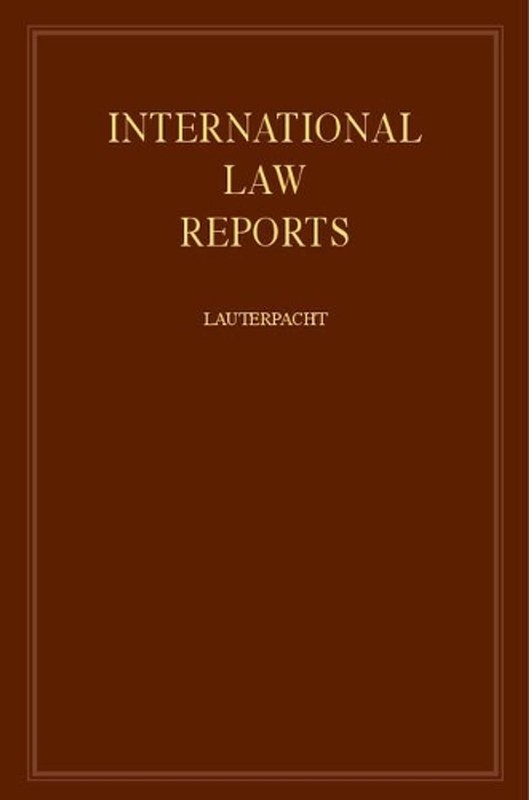 International Law Reports by E. Lauterpacht (English) Hardcover Book