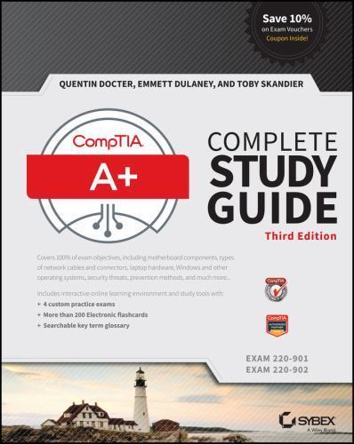 Comptia A+ Complete Study Guide by Quentin Docter Paperback-BRAND NEW