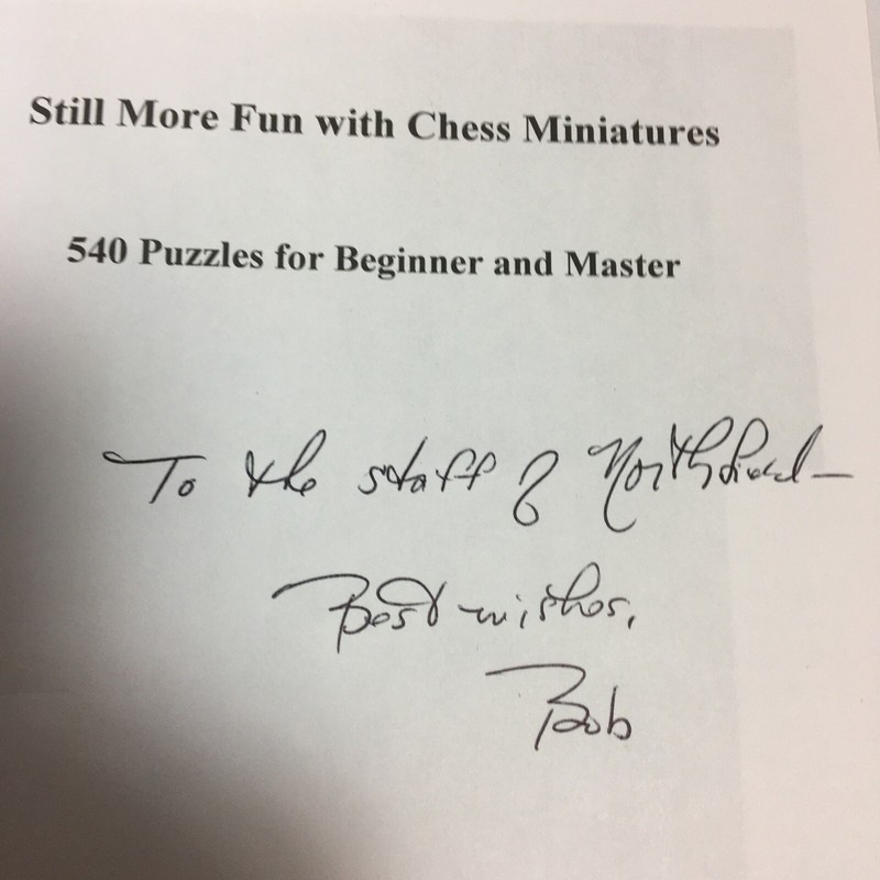 Signed Still More Fun with Chess Miniatures 540 Puzzles for Beginner and Master gallery