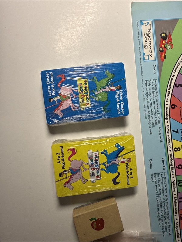 Sing Spell Read Write, Games, Mats, Cards, Chest (empty) gallery