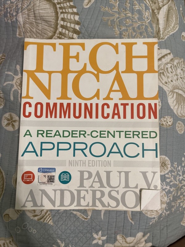 Technical Communication : A Reader-centered Approach, Paperback by Anderson, …