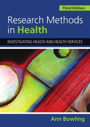 Research Methods In Health: Investigatin… by Bowling, Ann Paperback / softback