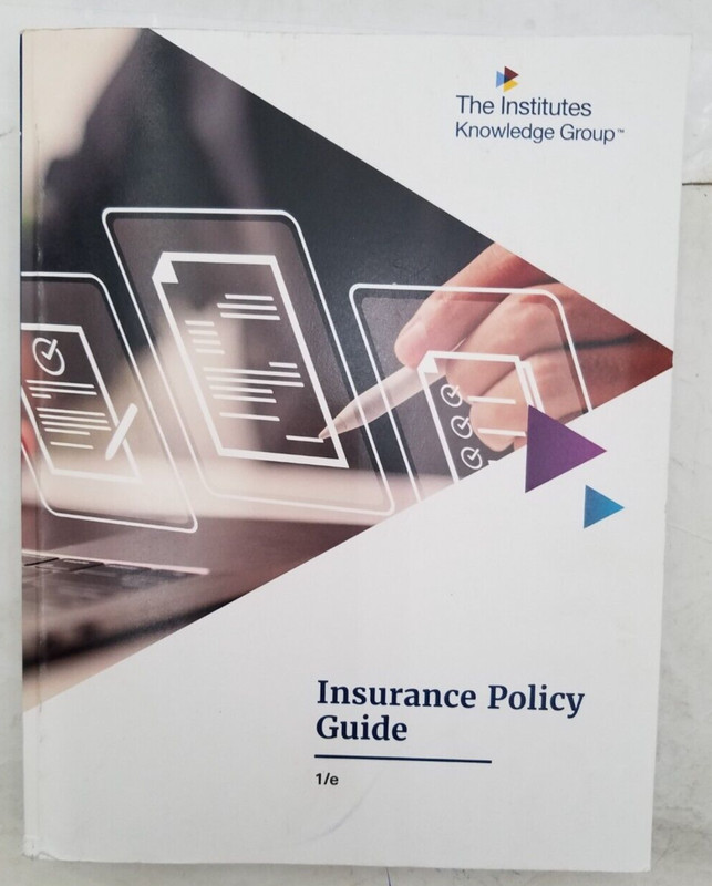 Insurance Policy Guide 1st Ed. 2020