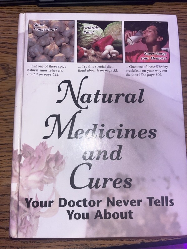 Natural Medicines and Cures 3rd Edition 1996 Cawood & Asso FCA Publishing HBDJ