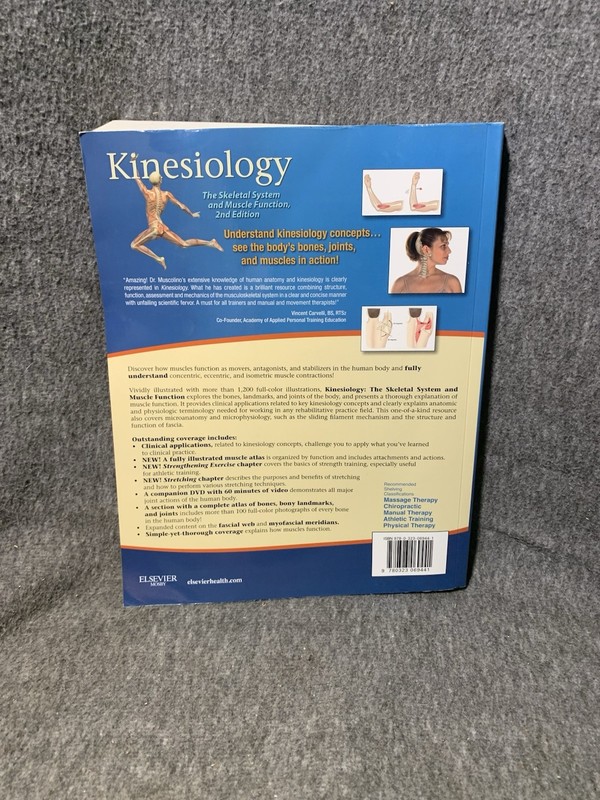 Kinesiology : The Skeletal System and Muscle Function Joseph E. M with new DVD gallery